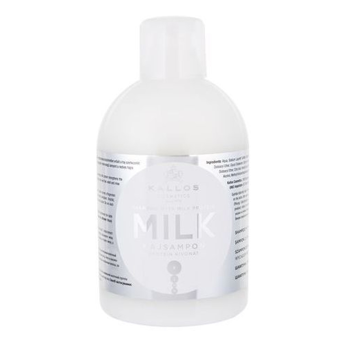 Kallos MILK szampon Z WYCIĄGIEM Z PROTEINY MLECZNEJ 1000ml