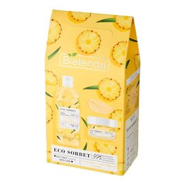Zestaw prezentowy Eco Sorbet Ananas woda micelarna 500 ml + krem do twarzy