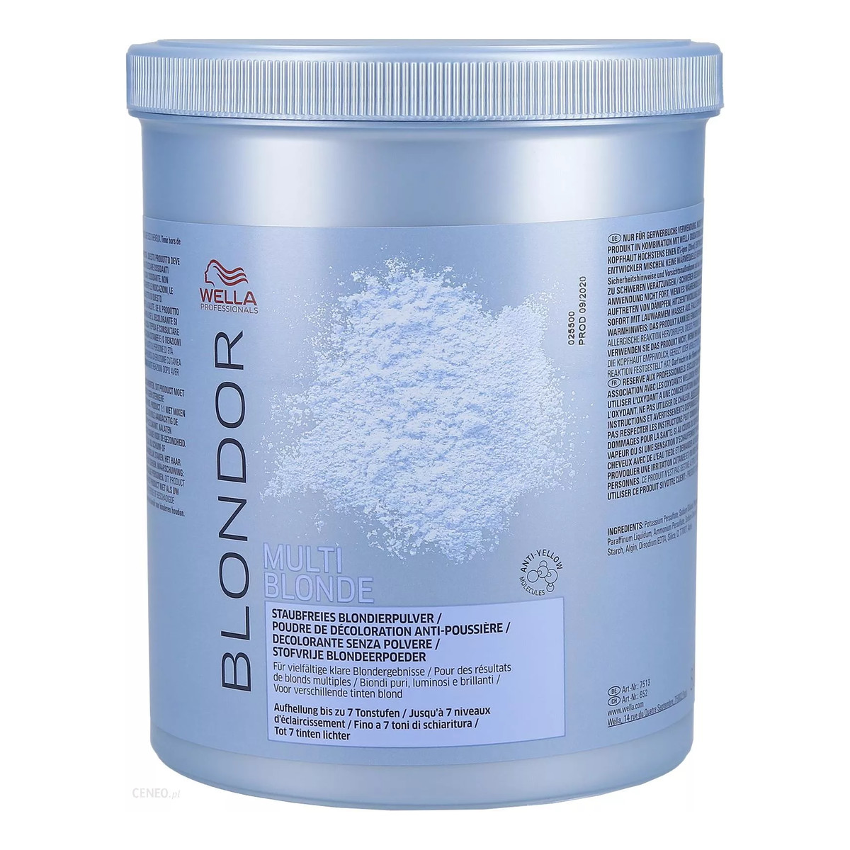 Wella Professionals Blondor Multi Blond Powder - rozjaśniacz bezpyłowy 800g