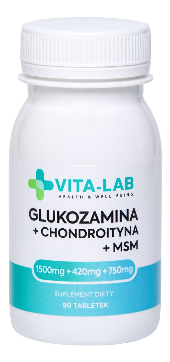 Suplement diety glukozamina + chondroityna + msm, n90