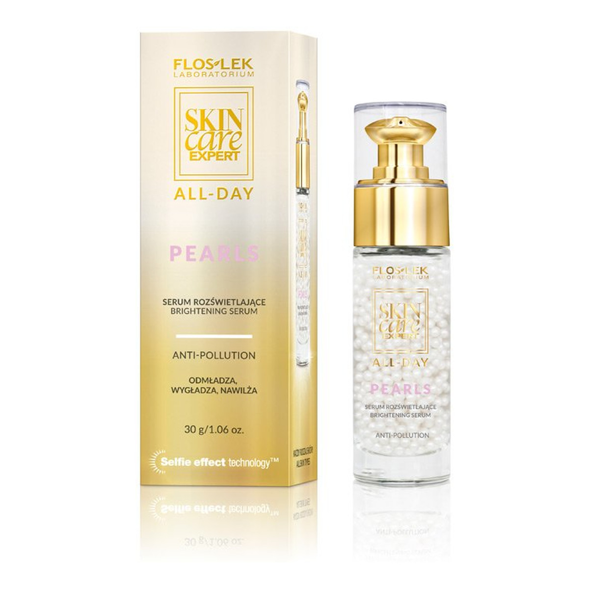 FlosLek Skin Care Expert All Day Pearls Serum Rozświetlające 30ml