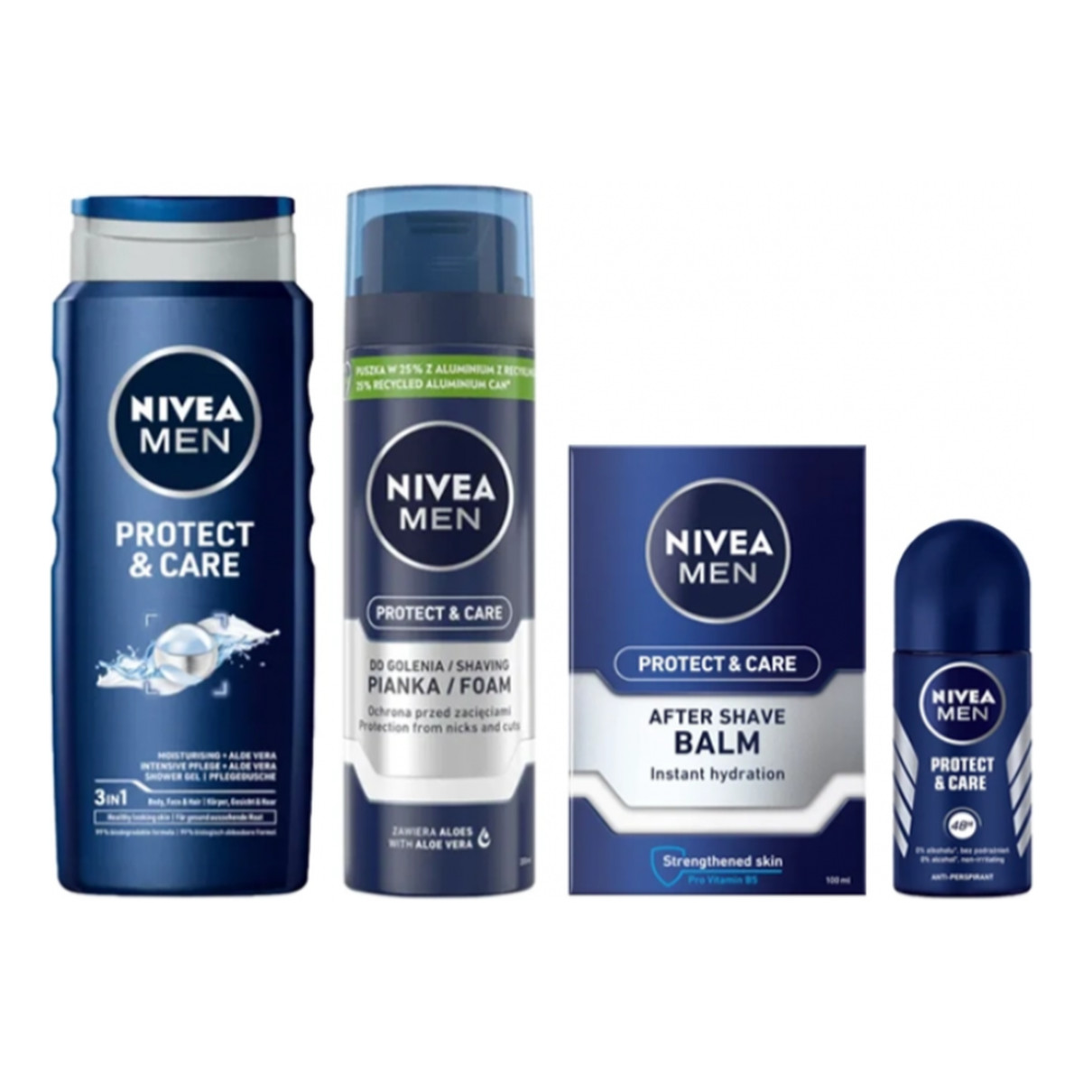 Nivea Men Tech Master Zestaw pielęgnacyjny do ciała dla mężczyzn 100ml