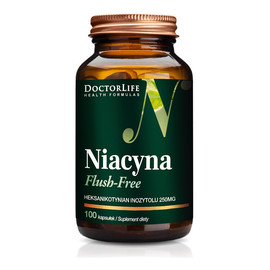 Niacyna flush-free suplement diety 100 kapsułek
