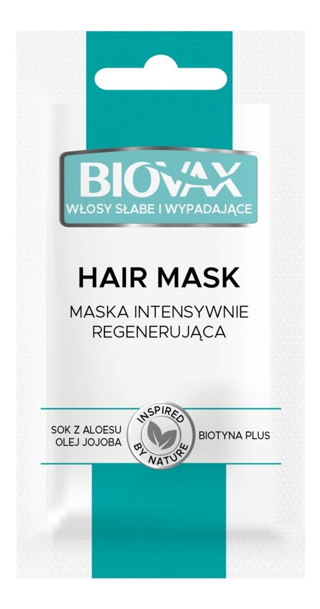 Maska do włosów intensywnie regenerująca - Włosy słabe i wypadające
