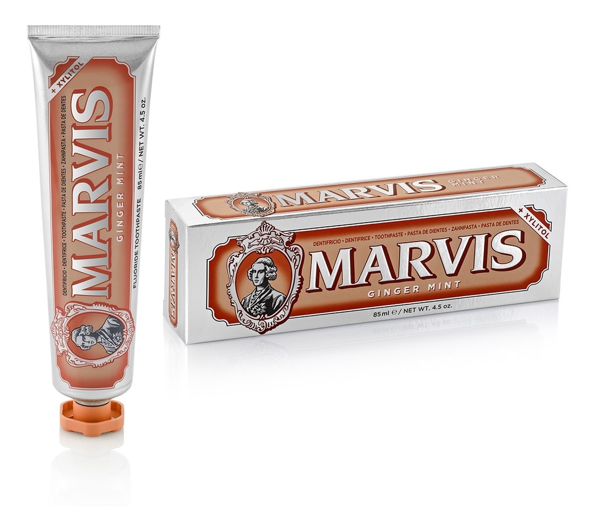 Fluoride toothpaste pasta do zębów z fluorem ginger mint