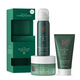peeling do ciała 125gr + krem do ciała 70ml + pieniący żel pod prysznic 50ml