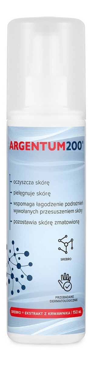 Srebro argentum200 tonik w aerozolu