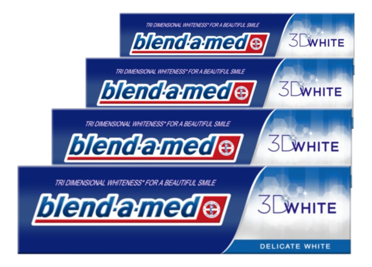 Pasta do zębów Delicate White 4x75ml