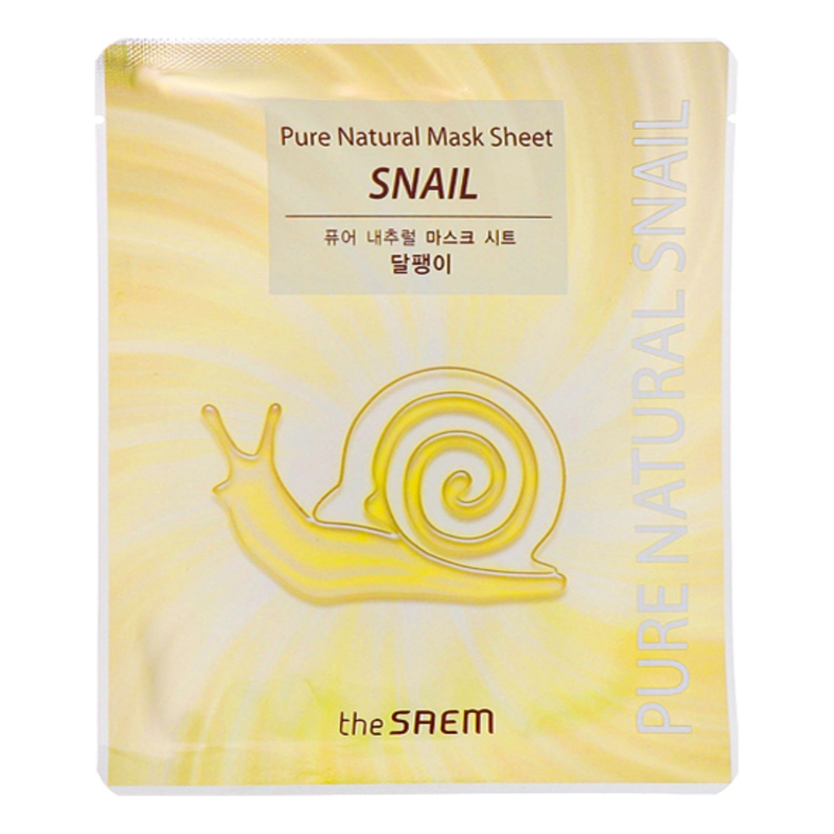 Saem Natural snail maska w płachcie-ślimak