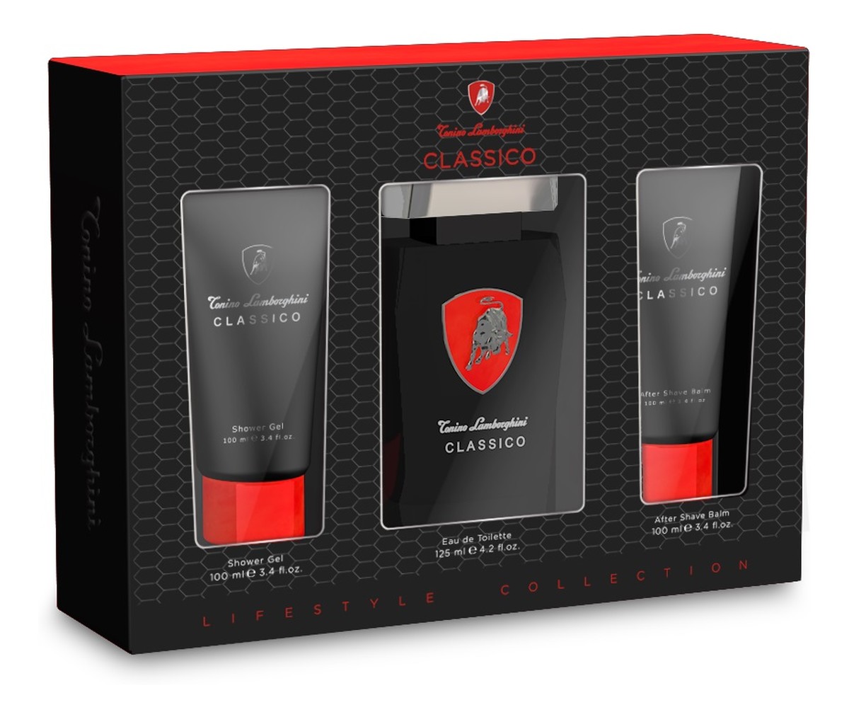 Zestaw woda toaletowa spray 125ml + balsam po goleniu 100ml + żel pod prysznic 100ml