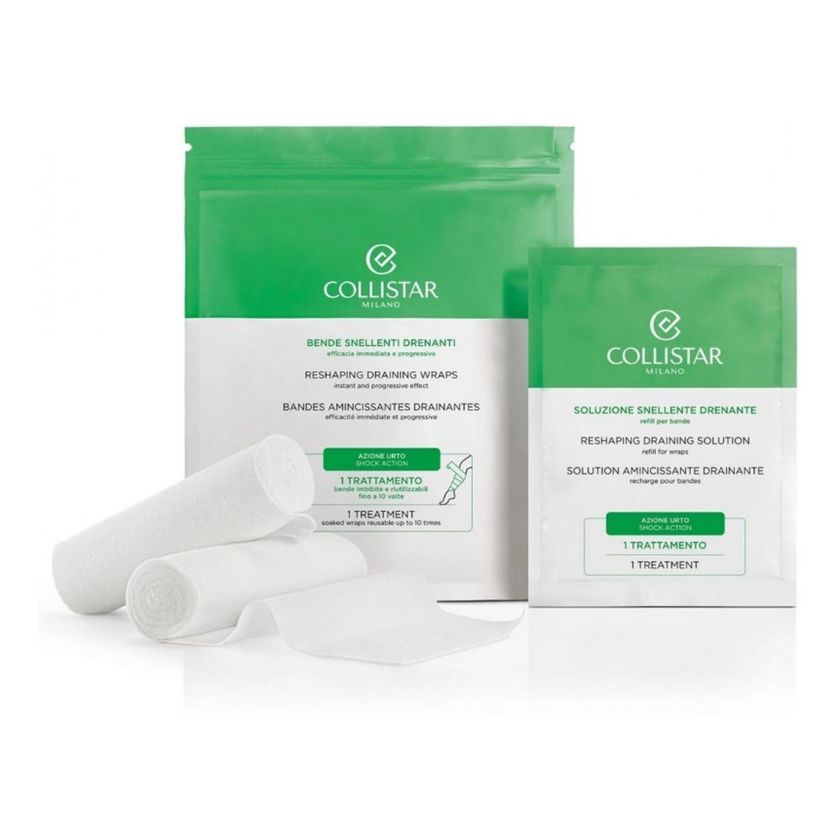 Collistar Slimming Draining Bandages drenujące bandaże wyszczuplające 2x100ml 200