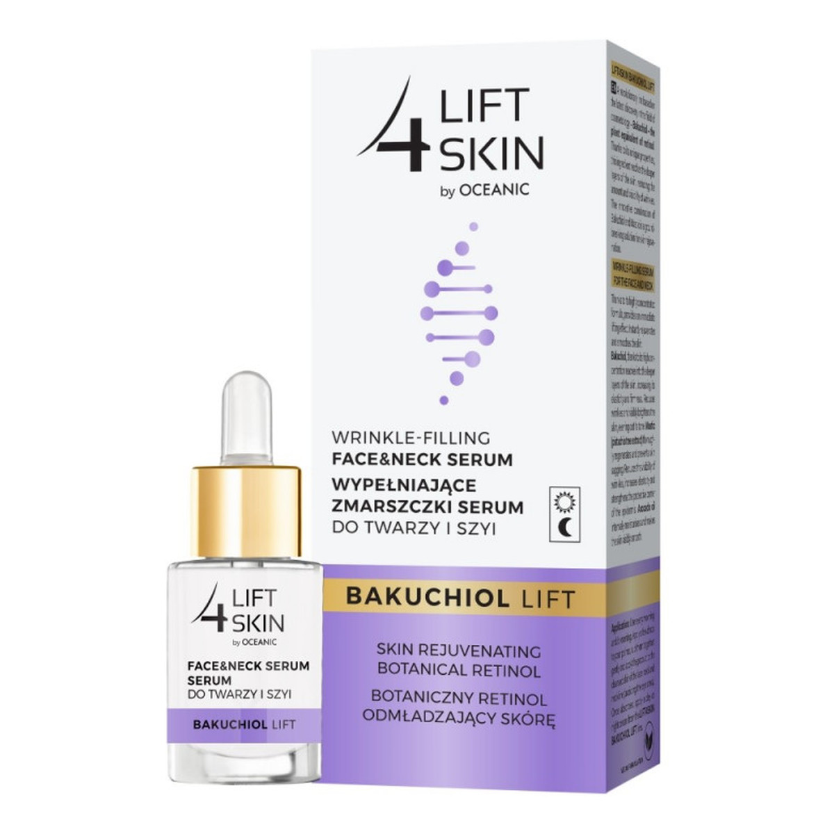 AA Lift4Skin Bakuchiol Lift wypełniające zmarszczki serum do twarzy i szyi 15ml