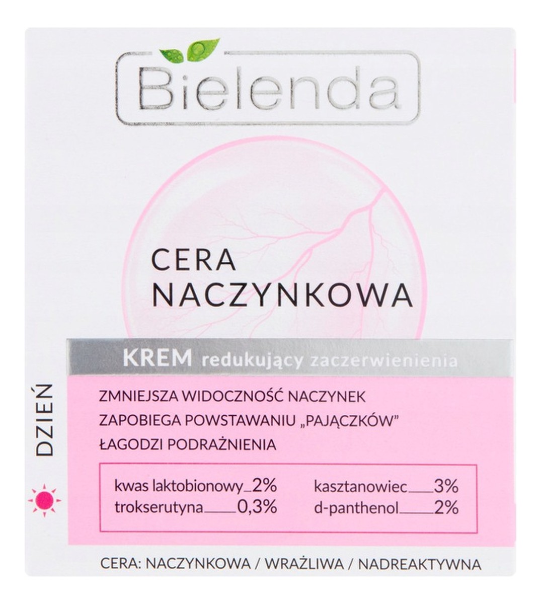 Krem redukujący zaczerwienienia na dzień