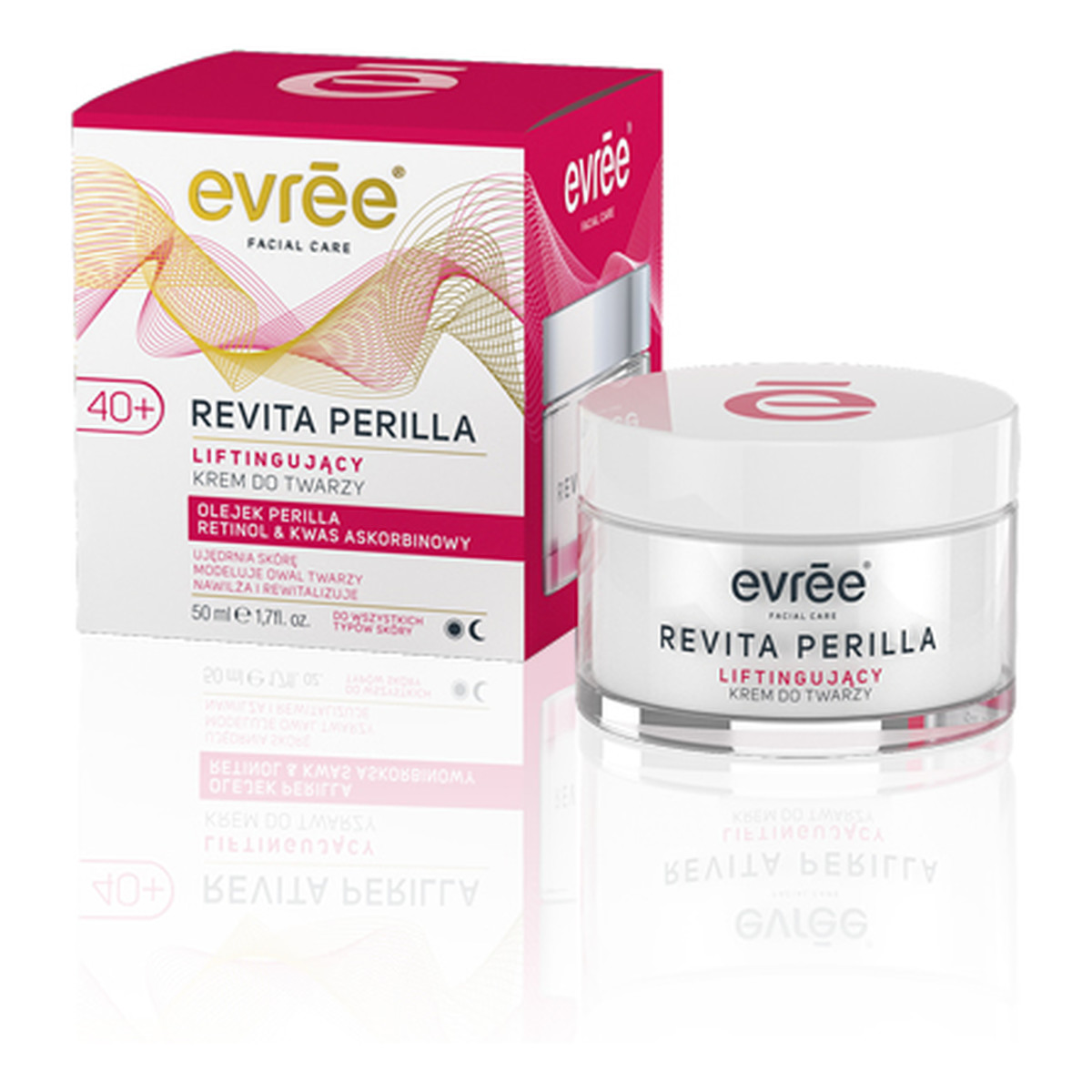 Evree Facial Care Revita Perilla 40+ Liftingujący Krem Do Twarzy 50ml