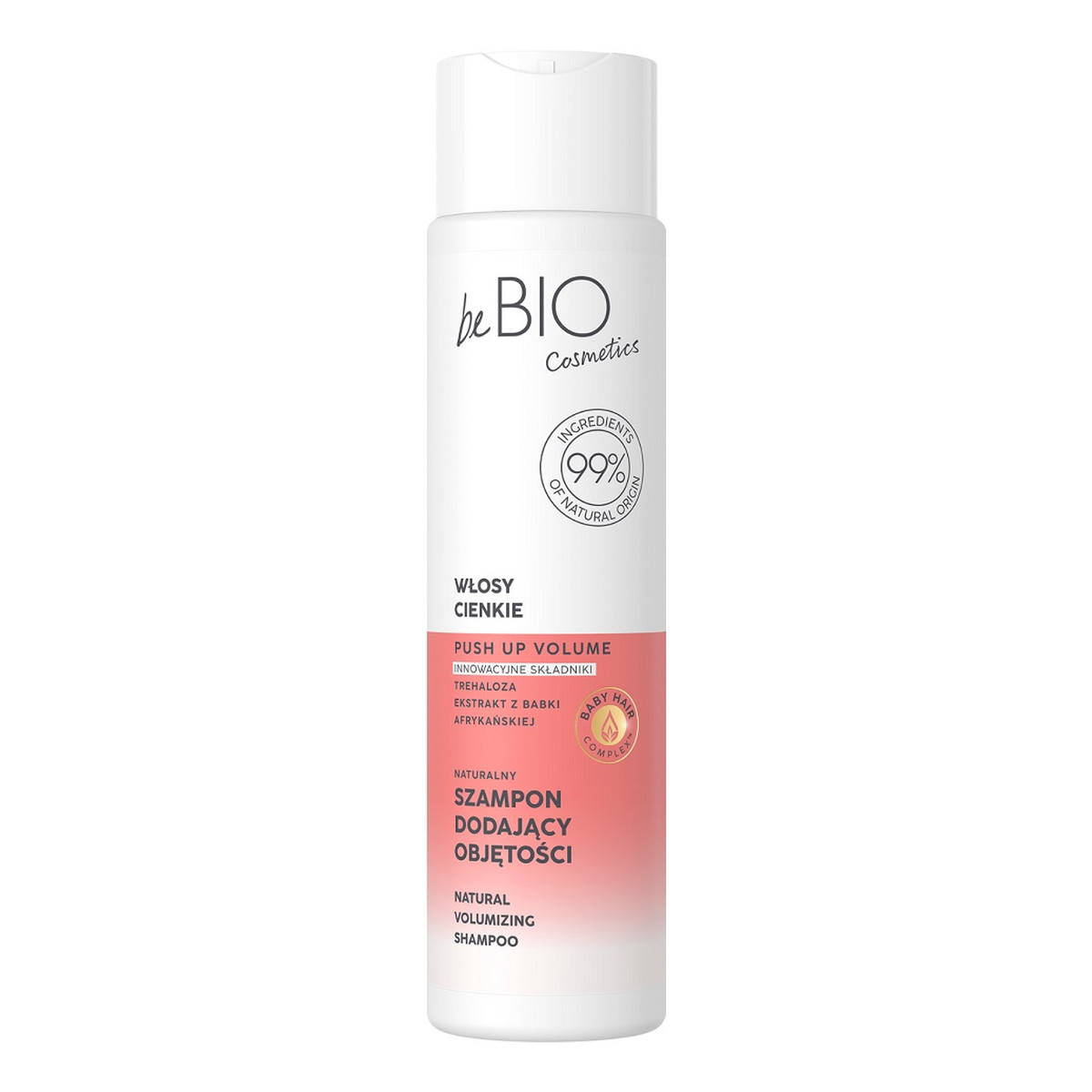 Be Bio Ewa Chodakowska Baby hair complex naturalny szampon dodający objętości do włosów cienkich 300ml