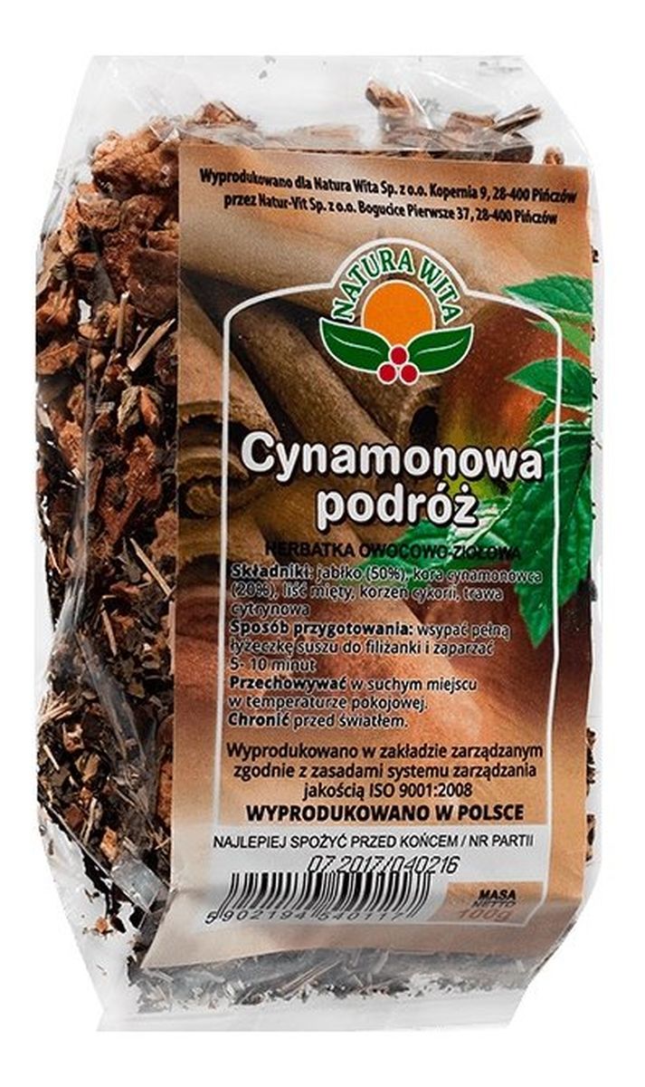 Herbatka Owocowo-Ziołowa Cynamonowa Podróż