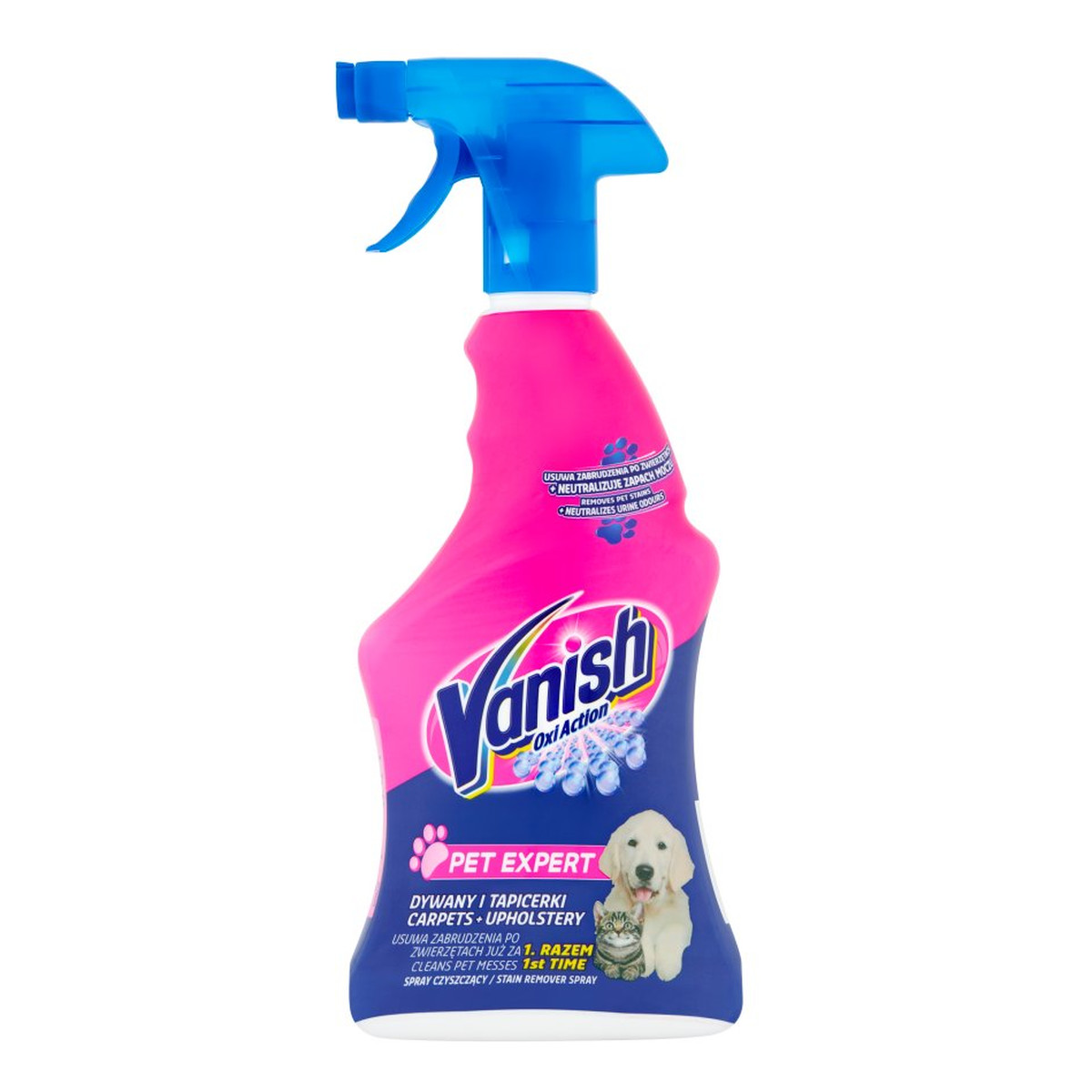 Vanish Oxi Action Pet Expert Spray czyszczący do dywanów i tapicerek 500ml