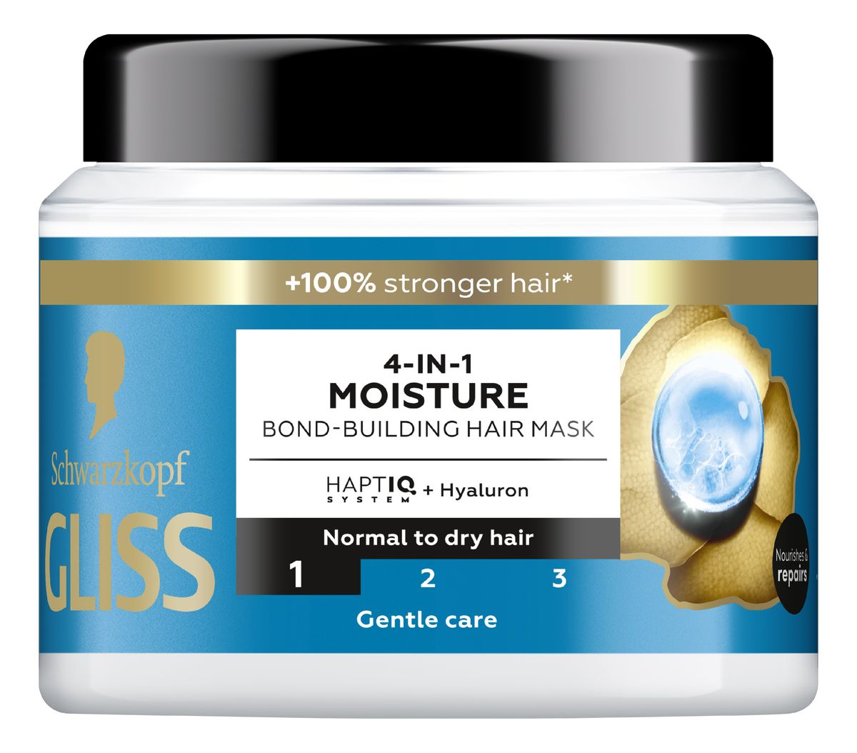 Gliss trt aqua revive maska do włosów wzmacniająca 4w1 400 ml