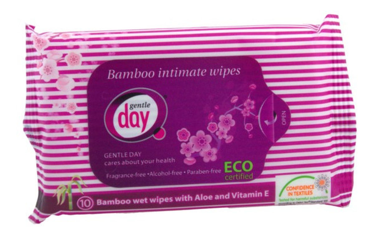 Bamboo intimate wipes chusteczki do higieny intymnej eco 10szt