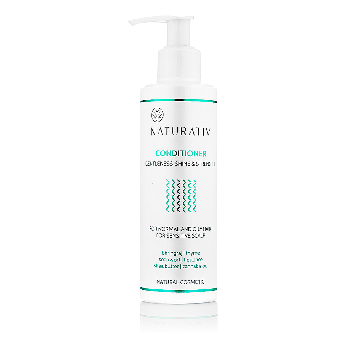 Naturativ Shampoo gentlness shine & strength szampon dla wrażliwej skóry głowy 250ml