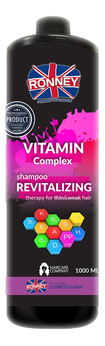Complex rewitalizujący szampon do włosów z kompleksem witamin