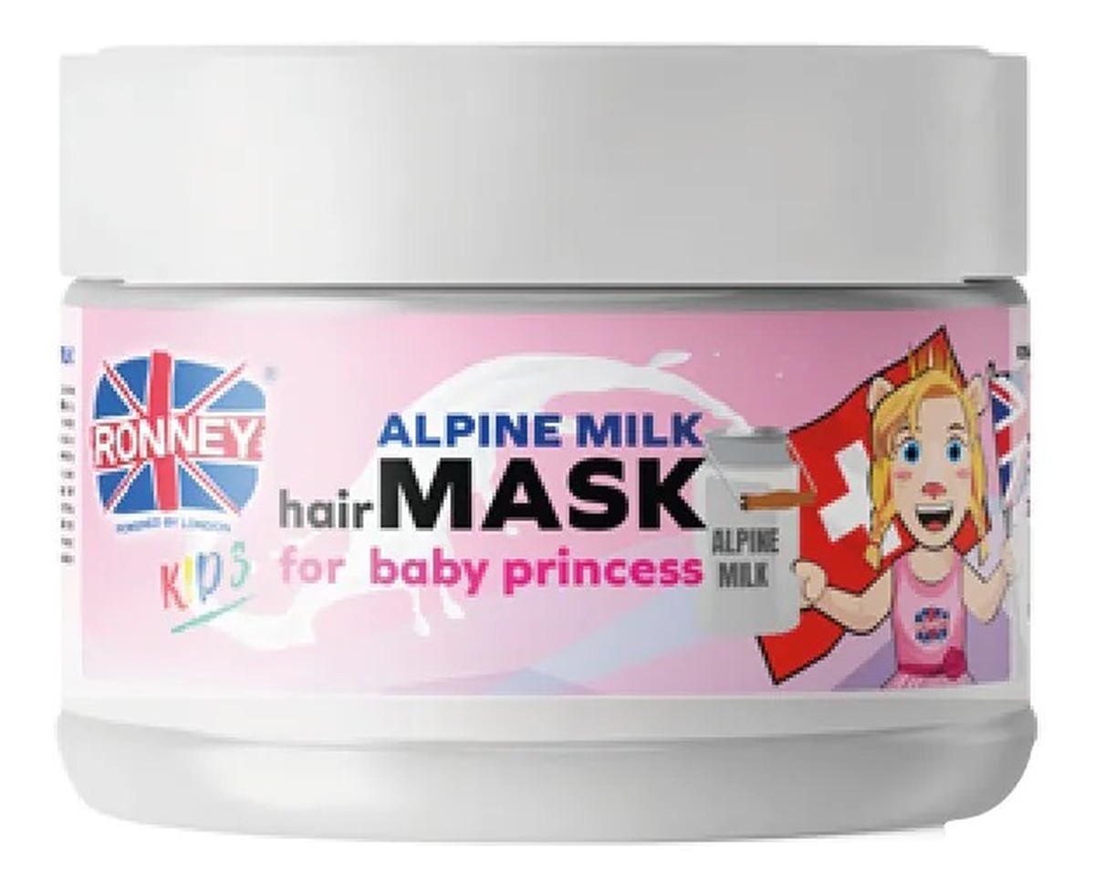 Kids on tour to switzerland hair mask maska do włosów dla dzieci alpejskie mleko