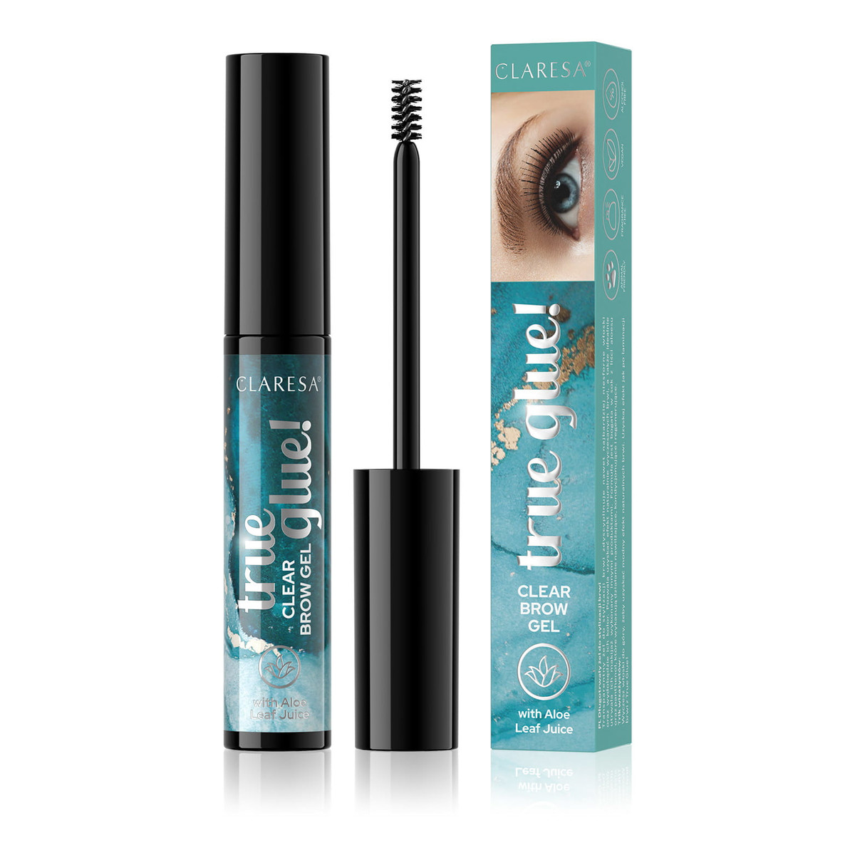Claresa True Glue Żel do stylizacji brwi 8ml