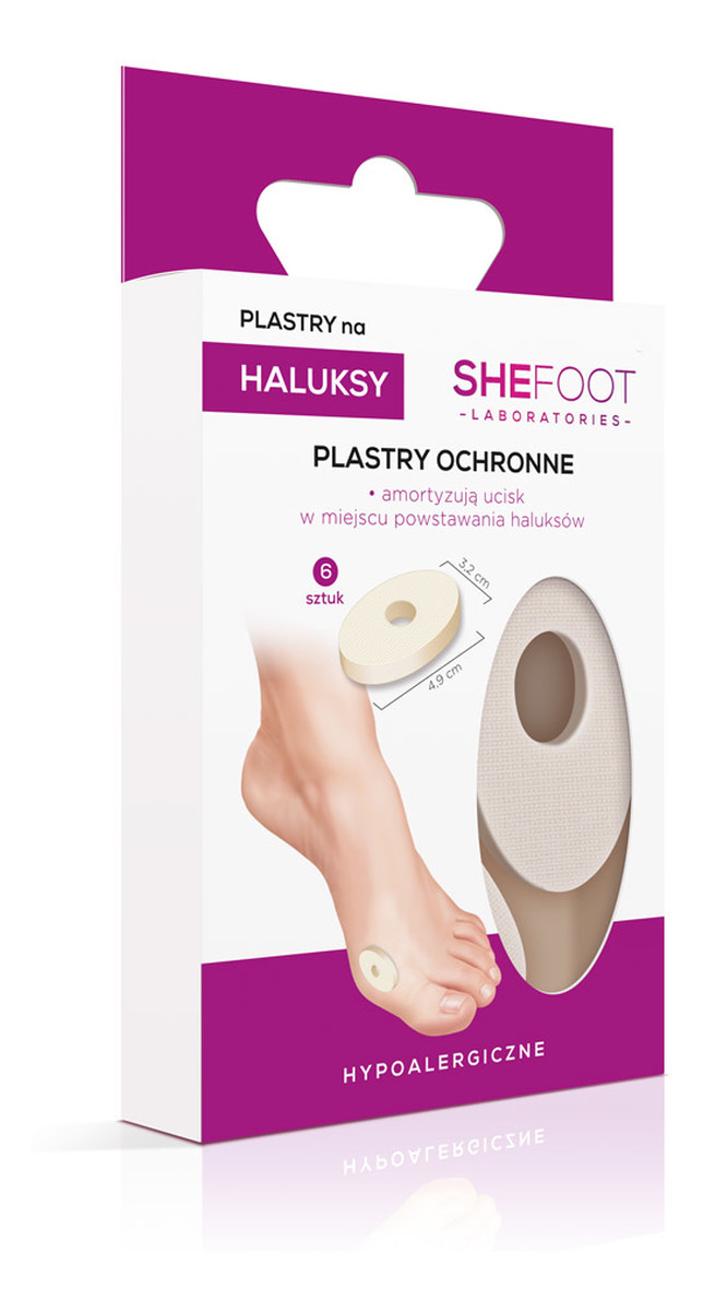 Lateksowe Plastry Ochronne Na Haluksy