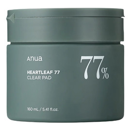 Heartleaf 77% clear pad tonizujące płatki do twarzy