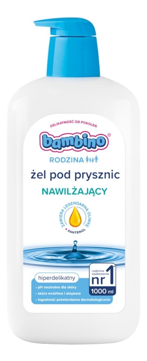Żel pod prysznic hiperdelikatny