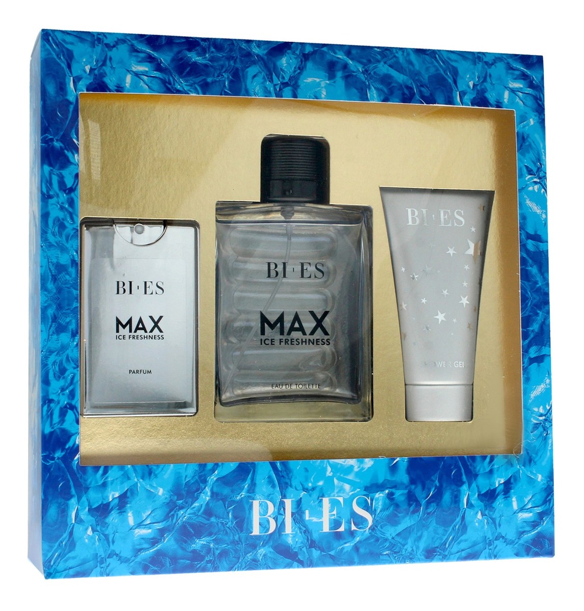 Komplet (edt. 100ml + parfum 15ml + żel pod prysznic 50ml)