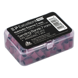 Sanding bands jednorazowe opaski ścierne o gradacji 240 z nośnikiem o średnicy 7mm 100szt