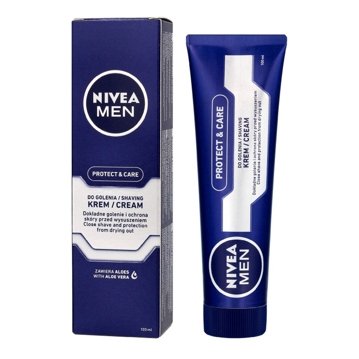 Nivea For Men Pielęgnujący Krem Do Golenia Do Skóry Normalnej i Suchej 100ml
