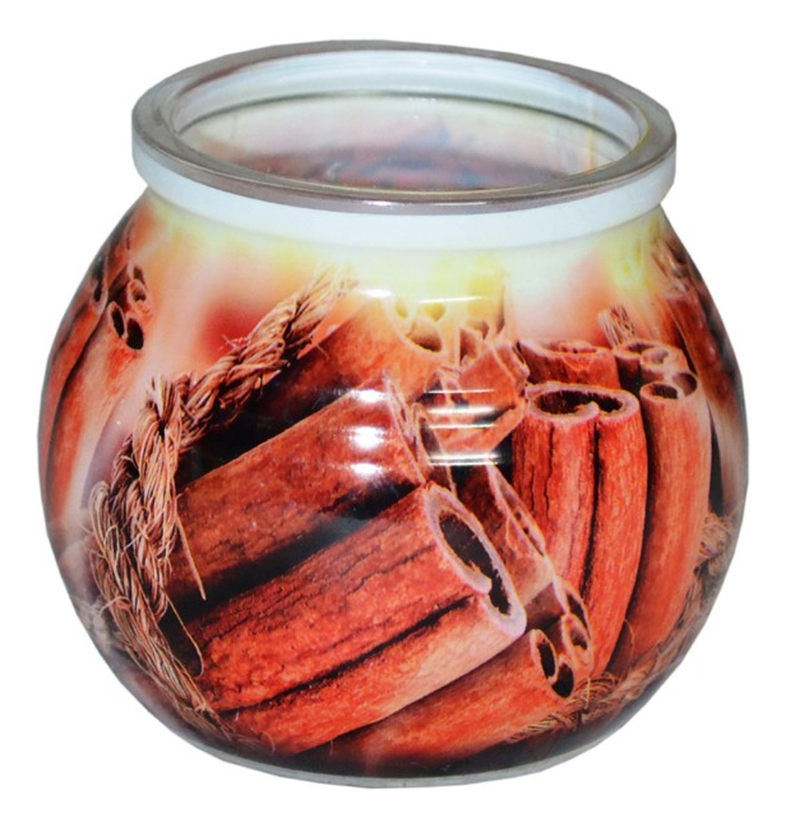 Świeca zapachowa CINNAMON szklanka powlekana