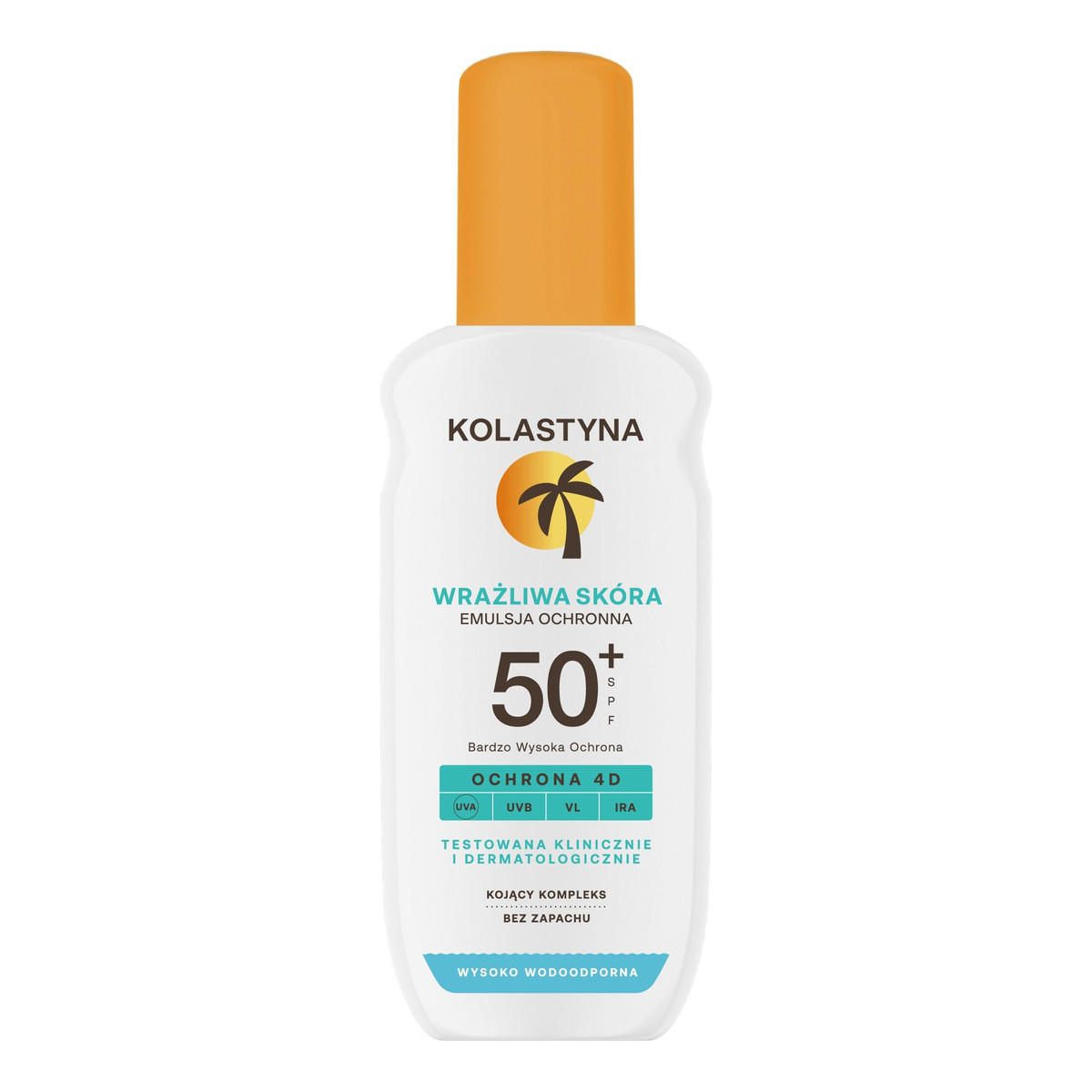 Kolastyna Emulsja do opalania w sprayu-do skóry wrażliwej spf50+ 150ml