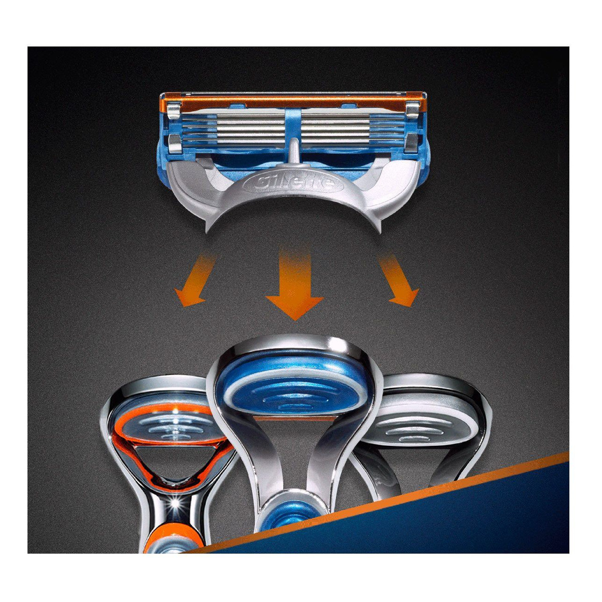 Gillette Fusion wymienne ostrza do maszynki do golenia 5 szt