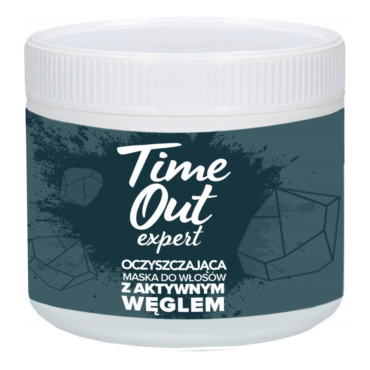 TIME OUT MASKA DO WŁOSÓW AKTYWNY WĘGIEL OCZYSZCZAJĄCA 500g