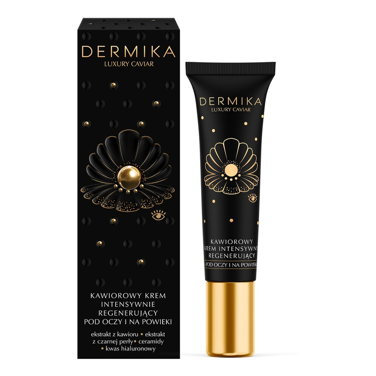 Dermika Luxury Caviar Kawiorowy krem intensywnie regenerujący pod oczy i na powieki 15ml