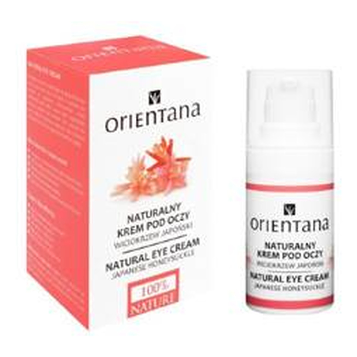 Orientana Naturalny kompleksowy bio krem pod oczy ROZŚWIETLAJĄCO-ULTRANAWILŻAJĄCY 15ml