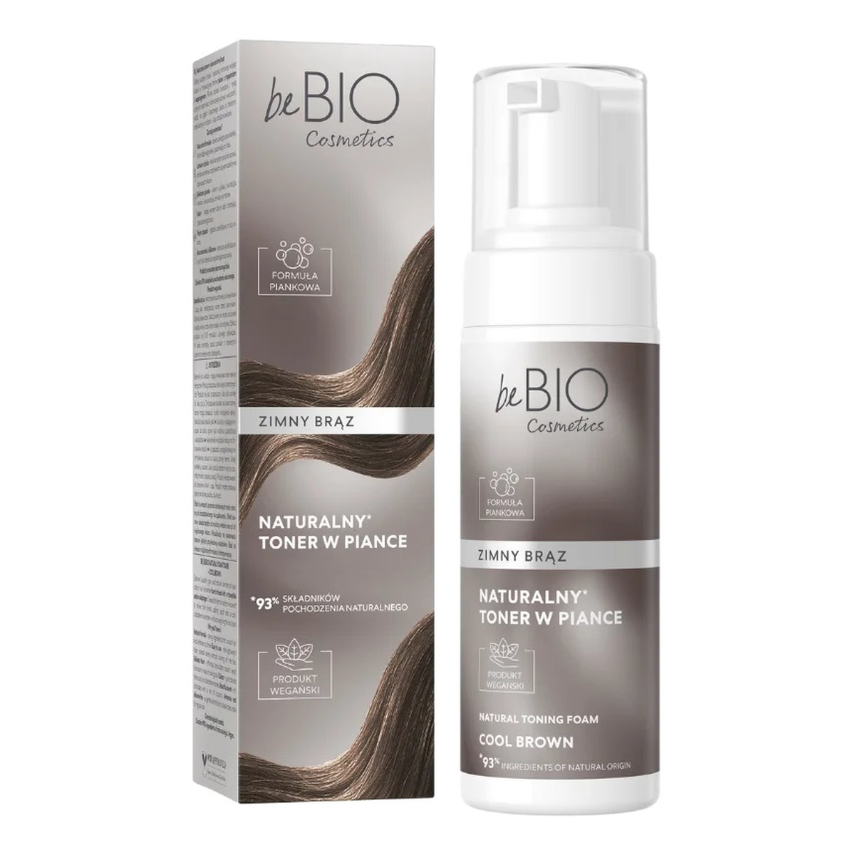 Be Bio Ewa Chodakowska Naturalny Toner w piance Zimny Brąz 120ml