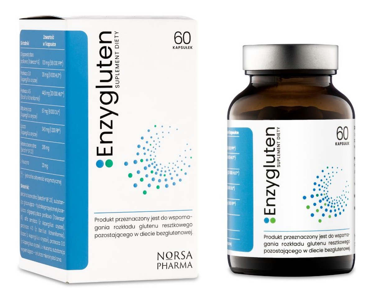 Enzygluten suplement diety 60 kapsułek