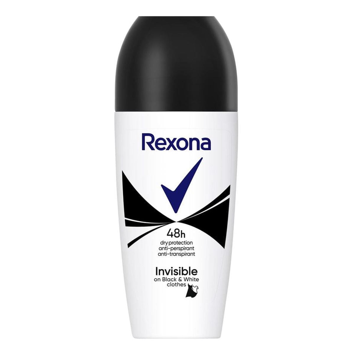 Rexona Invisible on black and white clothes Antyperspirant w kulce dla kobiet 50ml