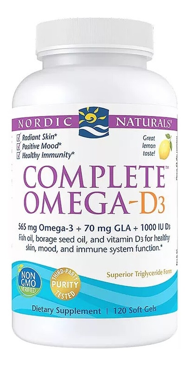 Complete omega-d3 suplement diety 120 kapsułek