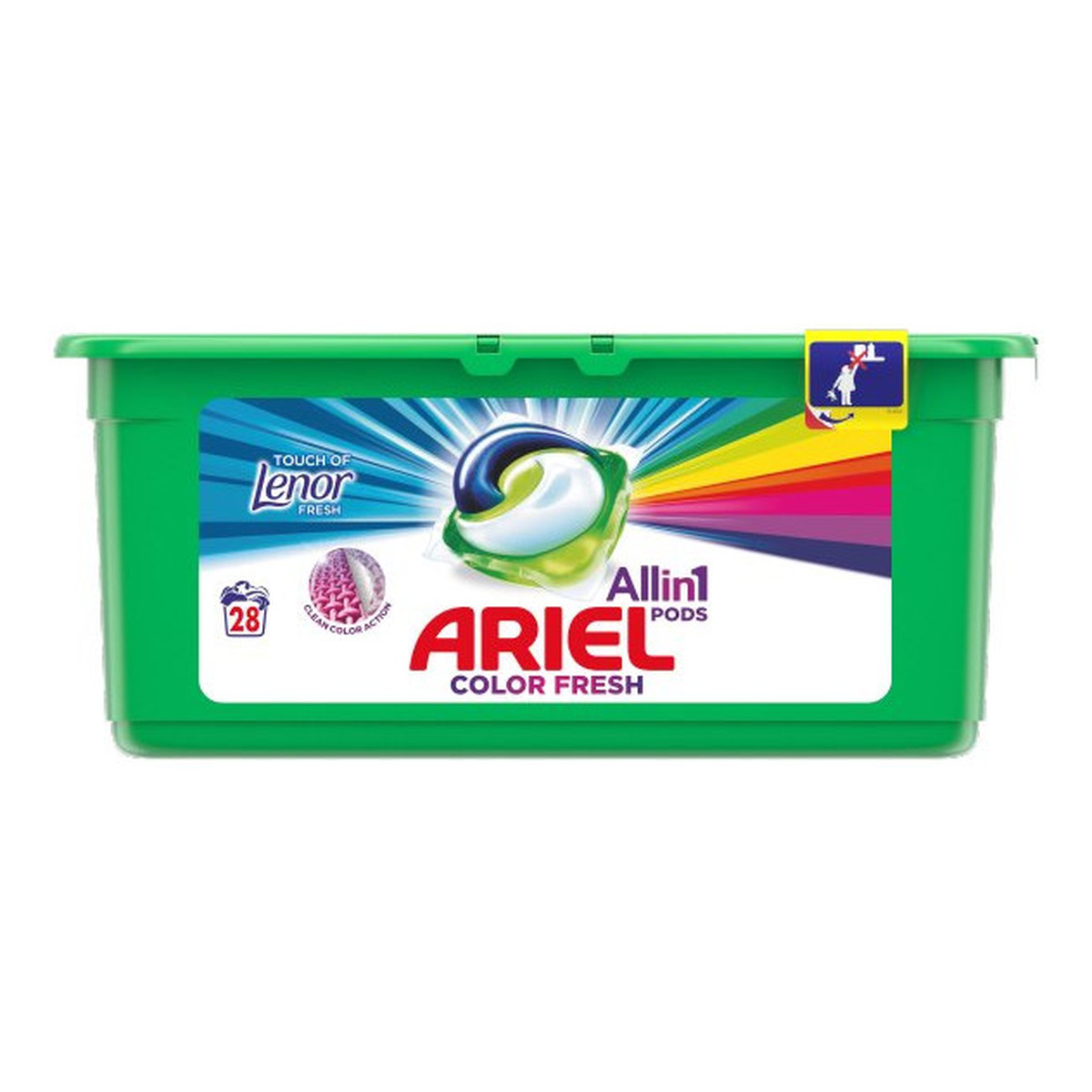 Ariel Allin1 Color Fresh Kapsułki do prania 28 prań