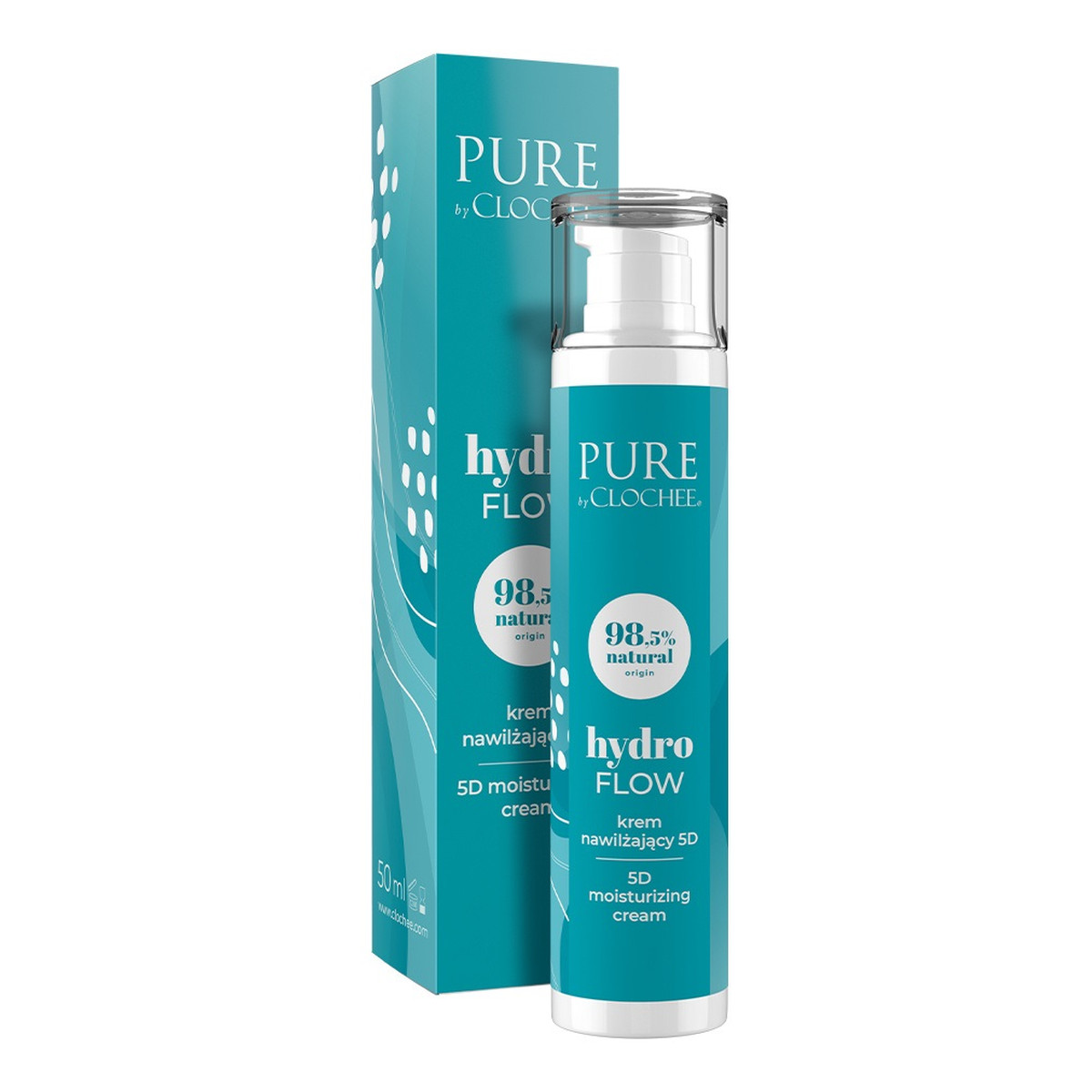Clochee Pure Hydro Flow krem nawilżający 5D 50ml