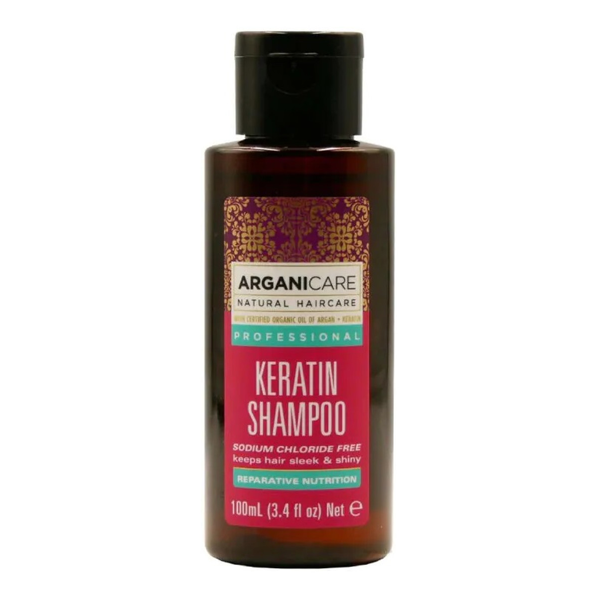 Arganicare Keratin mini szampon do włosów z keratyną 100ml
