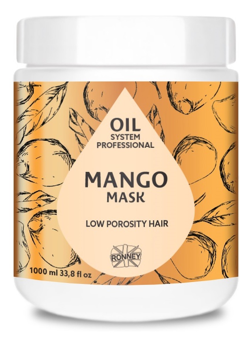 Professional oil system low porosity hair maska do włosów niskoporowatych mango