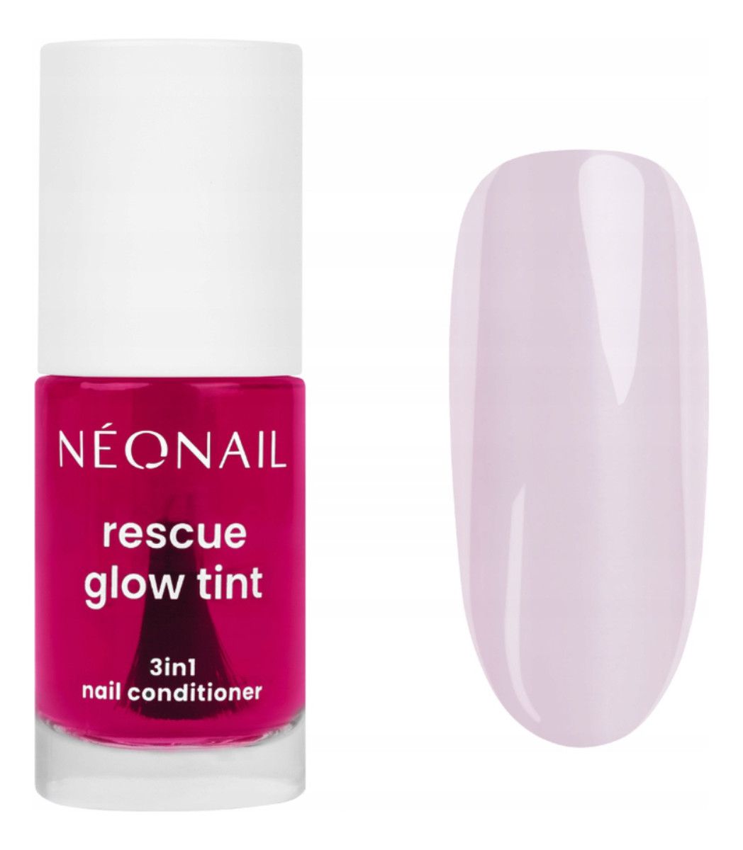 Rescue Glow Tint regenerująca odżywka do paznokci Glazed Raspberry