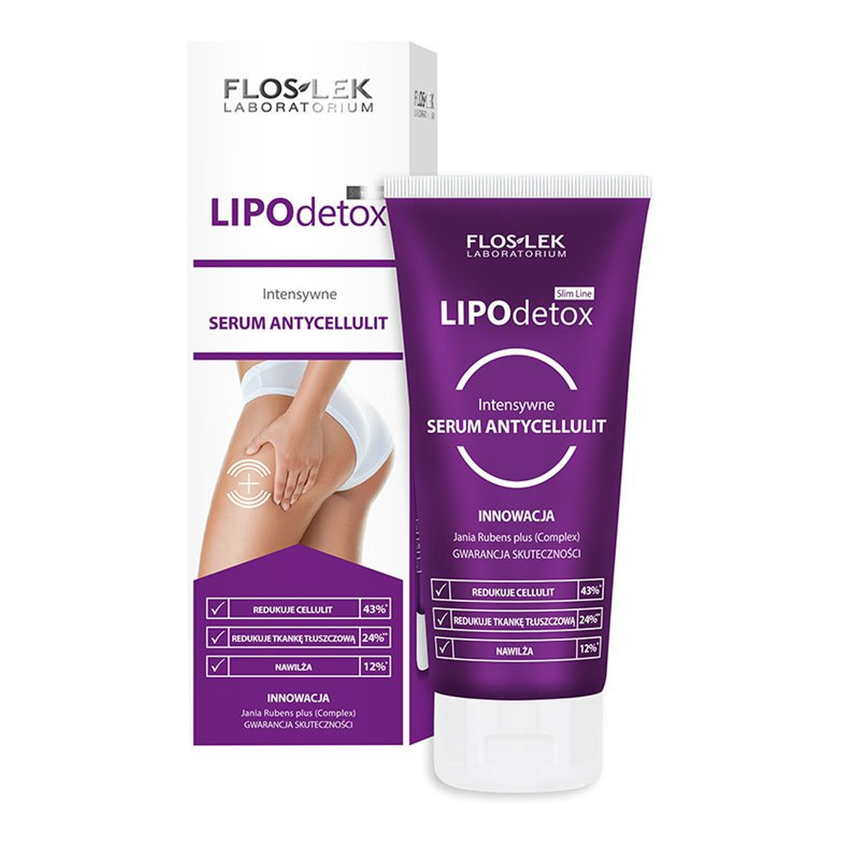 FlosLek Slim Line Lipo Detox Intensywne Serum Antycellulit 200ml