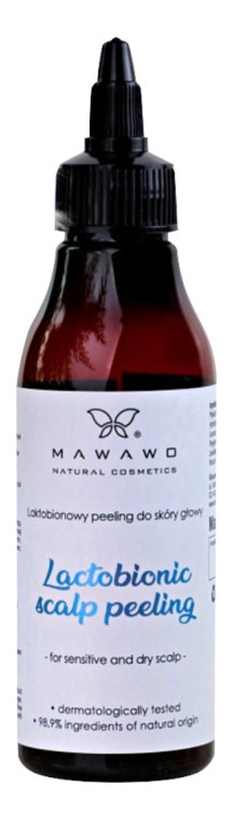 Laktobionowy peeling do skóry głowy